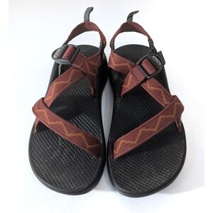 Chaco Z/1 Classic Strappy Sandals W/ Zig Zag Pattern Big Kids 6 Women's 8